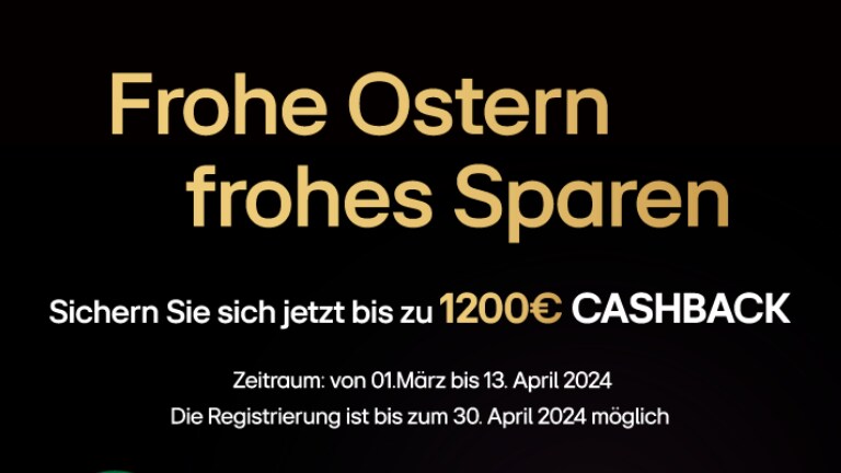 Frohe Ostern frohes Sparen